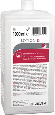 Produktbild von Hautpflegelotion GREVEN® LOTION D 1l silikonfrei,parfümiert GREVEN