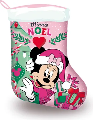 Produktbild von Minnie Maus XXL Weihnachtsstrumpf Weihnachtsstrümpfe Christbaumschmuck Nikolausstrumpf Nikolausstiefel
