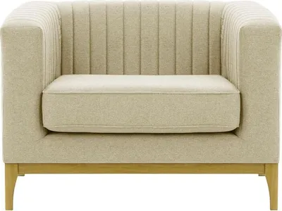 Produktbild von SLF24 - Sessel Slender Wood - Creme - Baku 15
