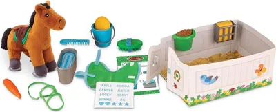 Zdjęcie produktu dla Melissa & Doug Zestaw do karmienia i pielgnacji koni