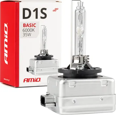 Zdjęcie produktu dla Żarówka ksenonowa żarnik xenon D1S 35W 6000K AMiO BASIC AMIO-02943