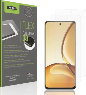 Immagine prodotto di 2x Pellicola protettiva opaca per Realme Narzo 90 5G Protezione Antiurto Anti-Shock