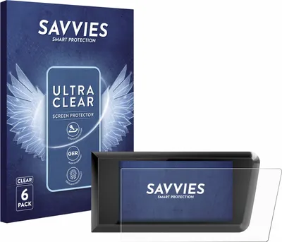 Produktbild von 6x Für Bosch Purion 400 Schutzfolie Savvies Displayschutz Display Schutz Folie Klar Transparent