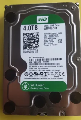 Obrázek produktu pro Western Digital Green 4TB, 4 TB, Variable, 64 MB, 3.5", Serial ATA III