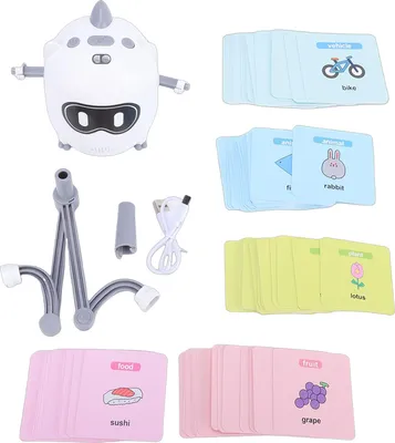 Image de Robot dessinateur pour enfants avec 100 cartes, jouet éducatif interactif pour le dessin automatique