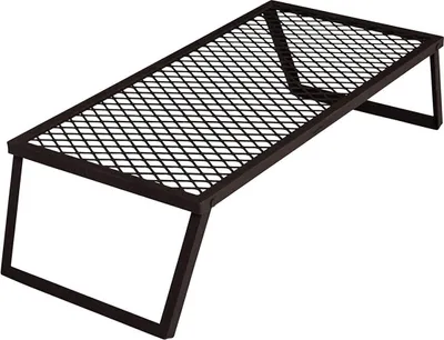 Immagine prodotto di Griglia da campeggio pieghevole portatile per grigliate da campeggio per cucinare all'aperto sopra il fuoco Mobili da giardino pieghevoli all'aperto