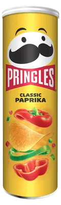 Obrázek produktu pro Pringles Classic Paprika Stacking Chips lahodná pikantní příchuť 165g
