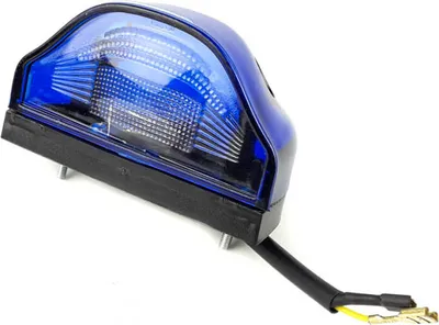 Produktbild von Nummernlampe mit Glühlampe, blaues Positionslicht | 12V / 24V