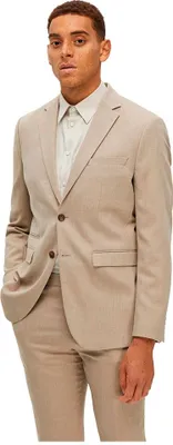 Image de Selected Neil Slim Fit Blazer Beige 56 Homme Beige 56