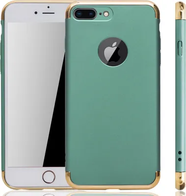 Produktbild von Apple iPhone 7 Plus Handy Hülle Schutz Case Bumper Hard Cover Grün