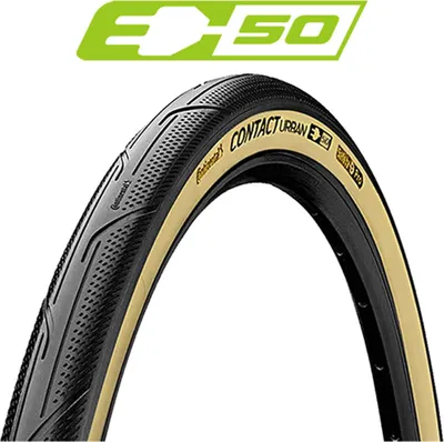 Obrázek produktu pro Plášť Continental Contact Urban 16x1,35 (35-349) SafetyPro Pure Grip E50 skládací černá-krémová 0150648