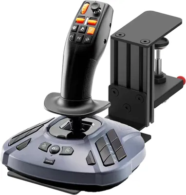 Produktbild von Joystick-Tischhalterung, für Flightstick und HOTAS-Systeme, schwarz, für Gaming