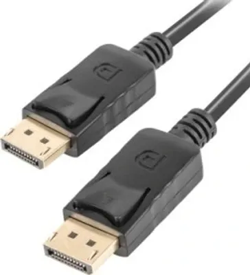 Produktbild von LANBERG DISPLAYPORT M/M 19 PIN V1.2 KABEL 0,5m 4K schwarz