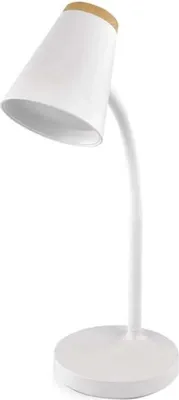 Immagine prodotto di EMOS Lampada da tavolo LED TARA 4,5 W, 280 lm, bianco neutro 4000K, flessibile con cavo da 1,6 m, spina Euro, CRI>85, 30000h, bianco, Z7641W