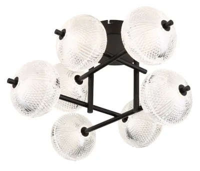 Produktbild von Globo Lighting Deckenleuchte Metall schwarz matt, LED