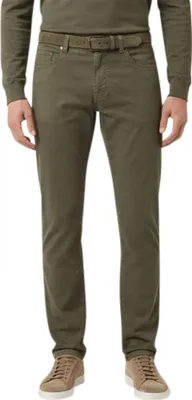 Produktbild von Pierre cardin schmal zulaufende Passform grüne Hose einfarbig