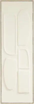 Produktbild von Mica Decorations Wanddeko - Wandbild Japandi Abstrakt 90 x 30 x 3 cm - Wandbilder Wohnzimmer oder Schlafzimmer - Off-White