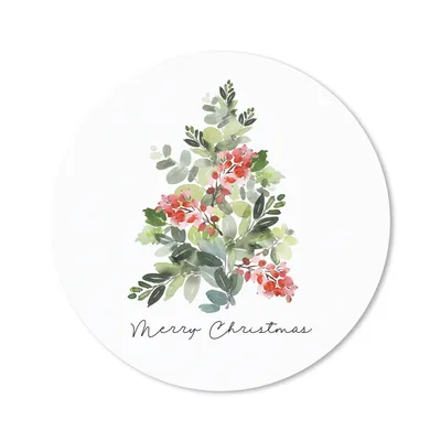 Produktbild von MuchoWow® Mauspad Mousepad Weihnachten - Aquarell - Weihnachtsbaum 50x50 cm - Mousepads - Maus Mat - Pad - Mausunterlage - Vinyl