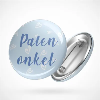Produktbild von Huuraa Button Patenonkel Geschenk Ansteck Pin Größe 59mm Patenonkel Präsent