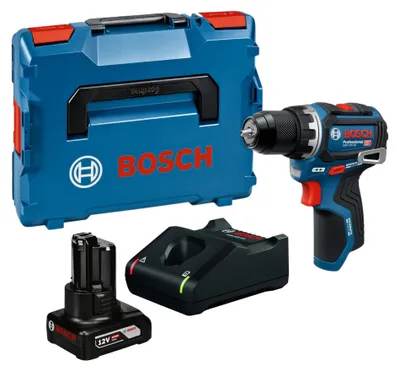 Immagine prodotto di Trapano avvitatore a batteria Bosch GSR 12V-32 Professional 12 V 32 Nm brushless + 1 batteria da 6,0 Ah + caricabatterie + L-Boxx