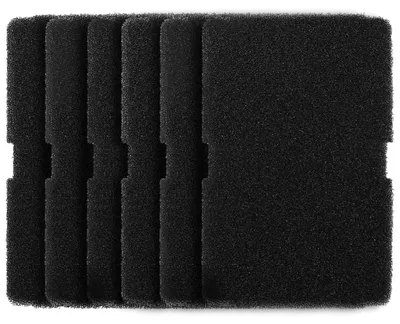 Image de 6 filtres à séche-linge, filtres en éponge, dimensions 240 x 155 x 10 mm, accessoires de remplacement pour séche-linge à pompe à chaleur, tapis de filtre en éponge, compatibles avec le modèle 2964840100