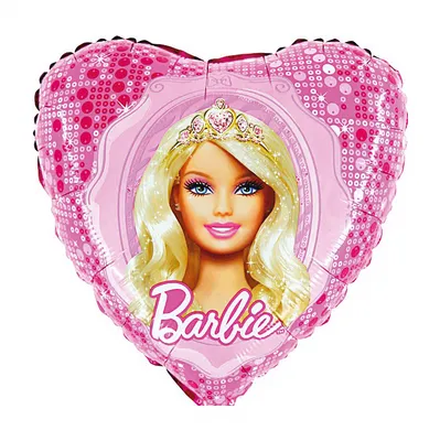 Produktbild von Barbie Herz Folienballon 18 1 Stk.