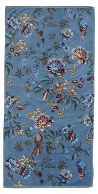 Produktbild von Duschtuch Secret Garden in Blau - 70 x 140 cm