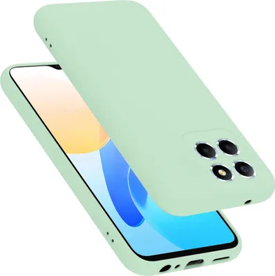 Produktbild von Cadorabo Hülle für Honor X8 5G Hülle Silikon Handyhülle Case aus flüssigem Silikon, Kratzfeste und stoßfeste Schutzhülle für Honor X8 5G