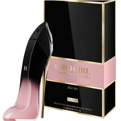A perfume bottle shaped like a high heel and its packaging.