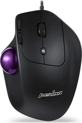 Produktbild von Perixx PERIMICE-520, kabelgebundene ergonomische Trackball Maus