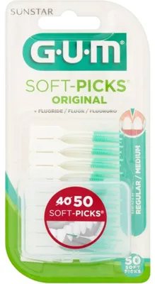 Productafbeelding van Gum Soft-picks original medium (50 stuks)