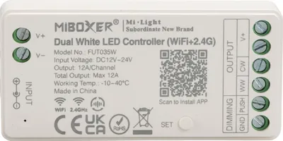 Produktbild von MiBoxer FUT035W Dualer weißer LED-Controller (WiFi + 2,4 G)
