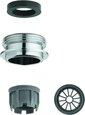 Produktbild von Grohe Europlus / Zedra Strahlregler M22x1 für Spültischbatterie chrom - 45351000