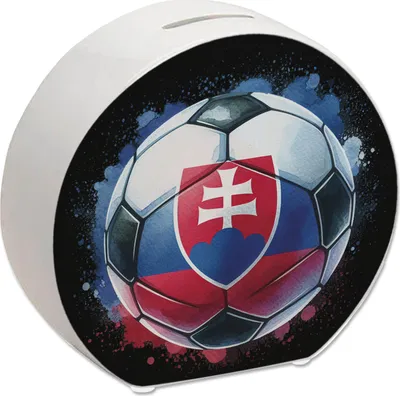 Produktbild von Fußball Slowakei Flagge Spardose