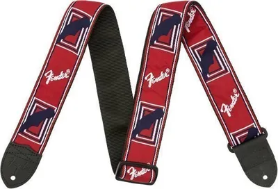 Produktbild von Fender 2'' Monogrammed Textilgurte für Gitarren Red/White/Blue