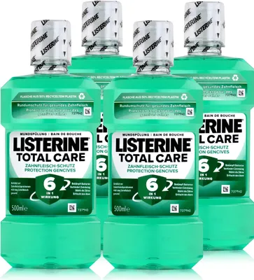 Produktbild von Listerine Total Care Zahnfleisch-Schutz 500ml Mundspülung (4er Pack)