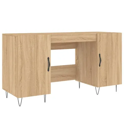 Produktbild von Schreibtisch Sonoma-Eiche 140x50x75 cm Holzwerkstoff