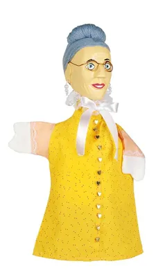 Produktbild von Goki SO381 - Handpuppe Großmutter, 29cm