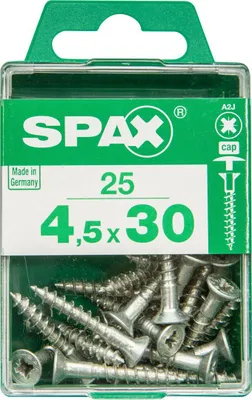 Produktbild von Spax Universalschrauben 4.5 x 30 mm PZ 2 - 25 Stk.