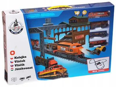 Obrázek produktu pro Loco Toys Tartak, elektrická dráha s kolejemi, délka 450 cm