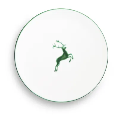 Image de Gmundner Keramik Grüner Hirsch, Assiette plate Cup (Ø 28cm)