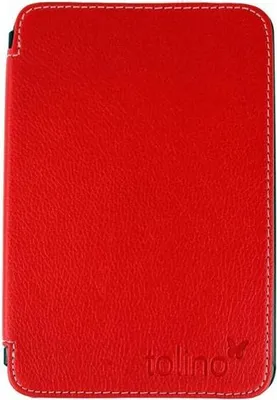 Produktbild von Tolino Slim Kunstleder Tasche für Tolino shine rot