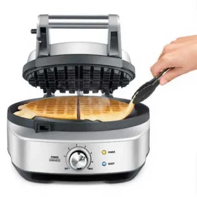 Produktbild von Sage SWM520BSS4EEU1, 4 Waffel(n), Dreieck, Edelstahl, Edelstahl