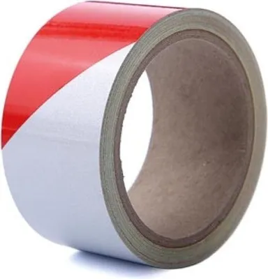 Immagine prodotto di Nastro riflettente 5 cm x 10 m - rosso/bianco