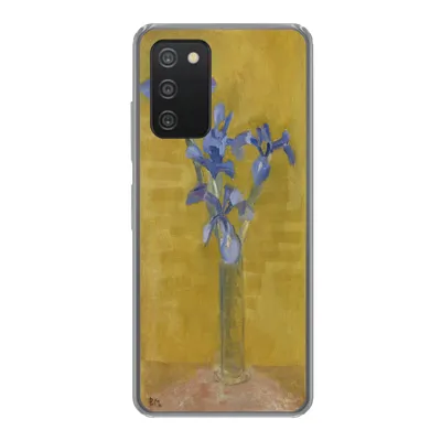 Produktbild von MuchoWow® Handyhülle Schutzhülle Hülle für Samsung galaxy a73 Schwertlilien - Piet Mondrian - Alte Meister Silikon Softcase Handy Hülle - Handyhülle