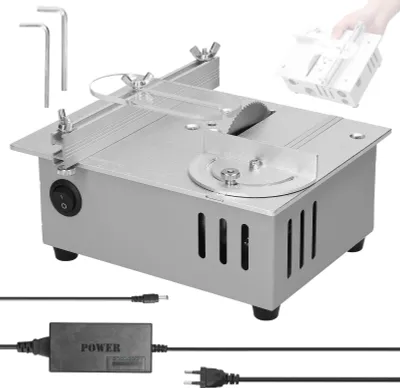 Produktbild von 96 W Mini-Tischsäge – Höhenverstellbar, für DIY & Holzarbeiten