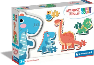 Productafbeelding van Clementoni Supercolor 20834, 2 stuks, Dinosaurus thema, geschikt voor kinderen vanaf 2 jaar