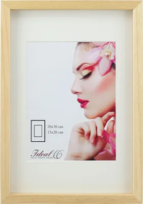 Produktbild von 3D Objektrahmen Holz Bilderrahmen Wanddeko Collage Poster Shirt Trikot Rahmen HR - Farbe: Natur | Format: 30x40