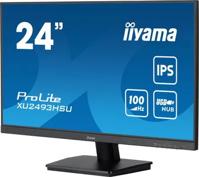 Produktbild von iiyama ProLite XU2493HSU-B6, 61 cm (24"), 1920 x 1080 Pixel, Full HD, LED, 1 ms, Schwarz