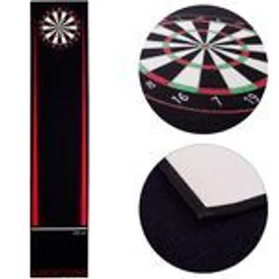 Obrázok produktu pre Koberec na šípky Red Target Oche Mat Steeldart príslušenstvo na šípky koberec na šípky ochrana šipiek gumová podlaha 290 x 60 cm Kingpower
